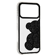 TopQ Teddy Bear Back Cover for iPhone 17 Pro Black - Phone Cover