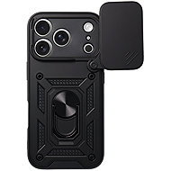 TopQ Ultra Durable Back Cover Armor Lens for iPhone 17 Pro Max Black - Phone Cover