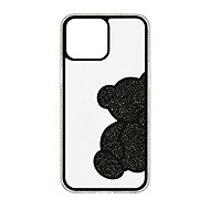 TopQ Back Cover Teddy Bear for iPhone 16 Pro Black - Phone Cover