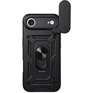 TopQ Ultra Durable Back Cover Armor Lens for iPhone Air black - Phone Cover