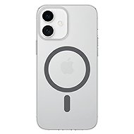 TopQ Transparent Slim Magsafe Back Cover for iPhone 16 graphite - Phone Cover