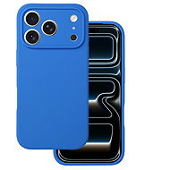TopQ Silicone Lite back cover for iPhone 17 Pro Max blue - Phone Cover