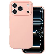TopQ Silicone Lite back cover for iPhone 17 Pro Max peach - Phone Cover