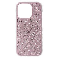 TopQ Flower Back Cover for iPhone 16 Pro Pink - Phone Cover