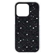 TopQ Flower Back Cover for iPhone 16 Pro Black - Phone Cover