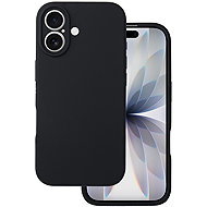 TopQ Silicone Lite back cover for iPhone 17 black - Phone Cover