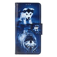 TopQ Case for Xiaomi Redmi Note 15 Book-Style Wolf's Reflection - Phone Case