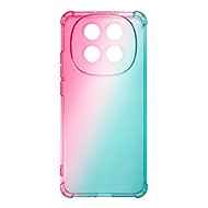 TopQ Case for Xiaomi Redmi Note 15 5G Shock Rainbow Mint-Pink - Phone Cover
