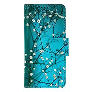 TopQ Case for Xiaomi Redmi Note 15 Book-Style Blue with Flowers - Phone Case