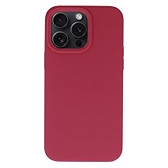 TopQ Silicone Lite Back Cover for iPhone 16 Pro Max Wine Red - Phone Cover