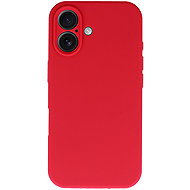 TopQ Silicone Lite Back Cover for iPhone 16 Raspberry - Phone Cover