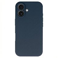 TopQ Silicone Lite Back Cover for iPhone 16 Navy - Phone Cover