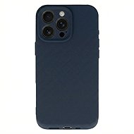 TopQ Silicone Lite Back Cover for iPhone 15 Pro Navy - Phone Cover