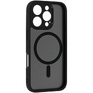 TopQ Full Matte Mag Cover for iPhone 16 Pro Max black - Phone Cover