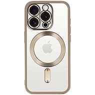 TopQ Metallic MagSafe Back Cover for iPhone 16 Pro Max Titanium - Phone Cover