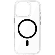 TopQ Glossy Magsafe Clear Case for iPhone 15 Pro Max black - Phone Cover