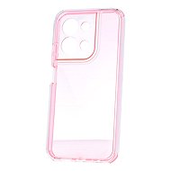 TopQ Durable Transparent Pink Case for Xiaomi Redmi 15C - Phone Cover