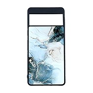 TopQ Marble Hard Case for Google Pixel 7 5G, Smoky Colour - Phone Cover
