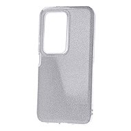 TopQ Glitter Case for Xiaomi Redmi 15 – Silver - Phone Cover