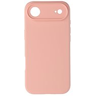 TopQ Silicone Lite Back Cover for iPhone Air peach - Phone Cover