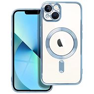 TopQ Kryt Electro iPhone 13 MagSafe s modrým rámečkem 115609 - Phone Cover