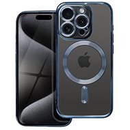 TopQ Cover Electro iPhone 15 Pro MagSafe with dark blue frame 115603 - Phone Cover