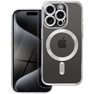 TopQ Electro iPhone 15 Pro MagSafe cover with silver frame 115602 - Phone Cover