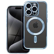 TopQ Kryt Electro iPhone 15 Pro MagSafe s modrým rámečkem 115601 - Phone Cover
