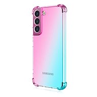 TopQ Cover Samsung S23 Shock rainbow mint-pink 110298 - Phone Cover