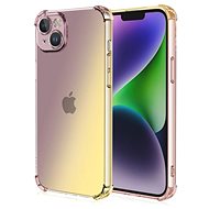 TopQ Cover iPhone 13 Shock rainbow purple-yellow 109770 - Phone Cover