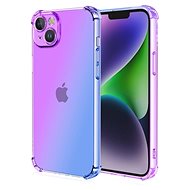 TopQ Cover iPhone 13 Shock rainbow purple-blue 109765 - Phone Cover
