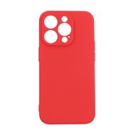 TopQ Kryt Pastel iPhone 15 Pro červený 111536 - Phone Cover