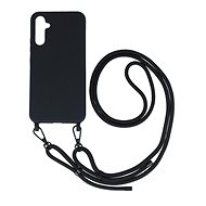 TopQ Cover Simple Samsung A34 black with cord 111329 - Phone Cover