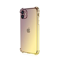 TopQ Cover iPhone 11 Shock rainbow purple-yellow 109754 - Phone Cover