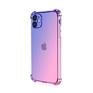 TopQ Kryt iPhone 11 Shock duhový modro-růžový 109753 - Phone Cover