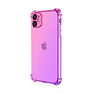 TopQ Cover iPhone 11 Shock rainbow pink-purple 109752 - Phone Cover