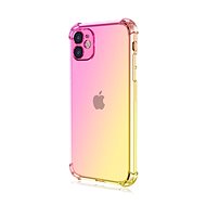 TopQ Cover iPhone 11 Shock rainbow pink-yellow 109751 - Phone Cover