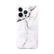 TopQ Cover iPhone 15 Pro Marble White 99931 - Phone Cover