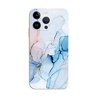 TopQ Kryt iPhone 14 Pro Mramor modrý 111302 - Phone Cover