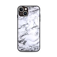 TopQ Kryt LUXURY iPhone 14 pevný Marble White 111286 - Phone Cover