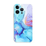 TopQ Kryt iPhone 15 Pro Mramor modro-fialový 110926 - Phone Cover
