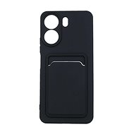 TopQ Cover Card Case Xiaomi Redmi 13C black 116589 - Phone Cover