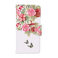 TopQ Pouzdro Samsung A54 5G knížkové Něžné květy 112677 - Phone Case