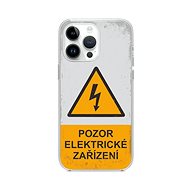 TopQ Kryt iPhone 14 Pro Pozor elektrické zařízení 112487 - Phone Cover