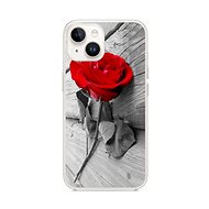 TopQ Kryt iPhone 14 Červená růže 112473 - Phone Cover