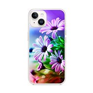 TopQ Kryt iPhone 14 Fialové květy 109817 - Phone Cover