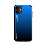 TopQ Kryt LUXURY iPhone 11 pevný duhový modrý 109758 - Phone Cover