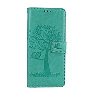TopQ Xiaomi Redmi 12C book case Green tree owls 113200 - Phone Case