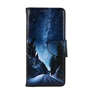 TopQ Case Samsung A34 book Winter journey 112620 - Phone Case