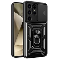 TopQ Cover Armor Lens Samsung S24 Ultra ultra durable black 117444 - Phone Cover